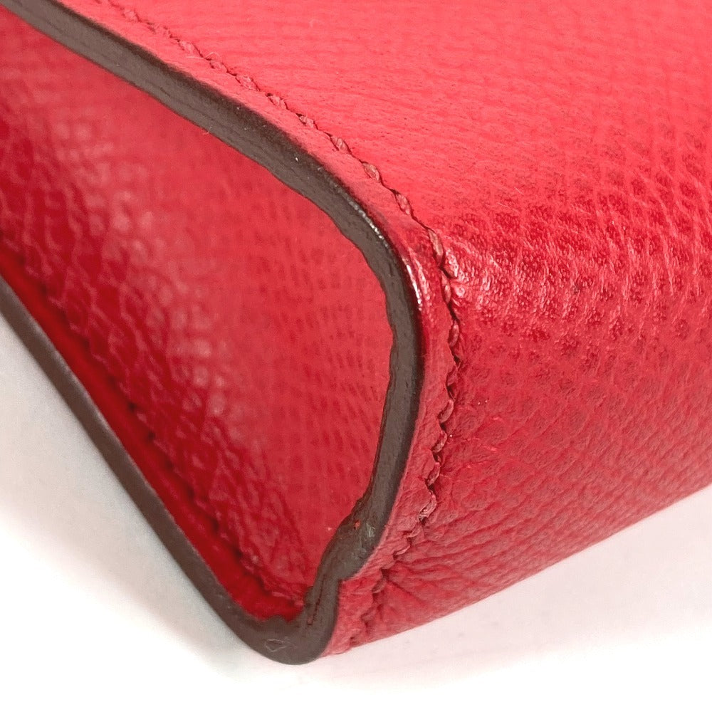 HERMES Tiny Birkin 2-Way Bag Shoulder Bag/Handbag Leather Women's Red