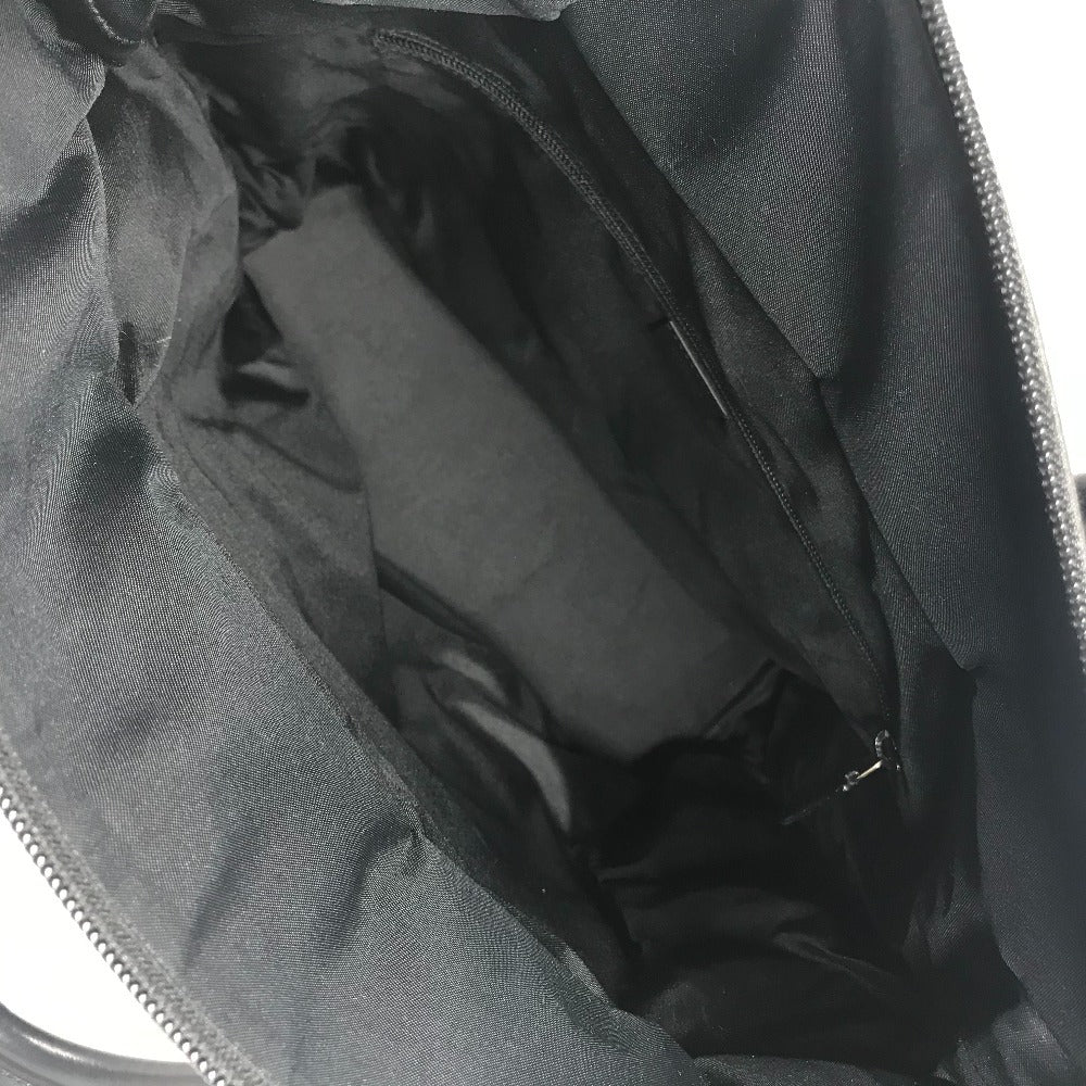 GUCCI 012-0380 Logo GG Vertical Tote Bag, Handbag, Nylon, Unisex, Black