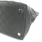 GUCCI 012-0380 Logo GG Vertical Tote Bag, Handbag, Nylon, Unisex, Black