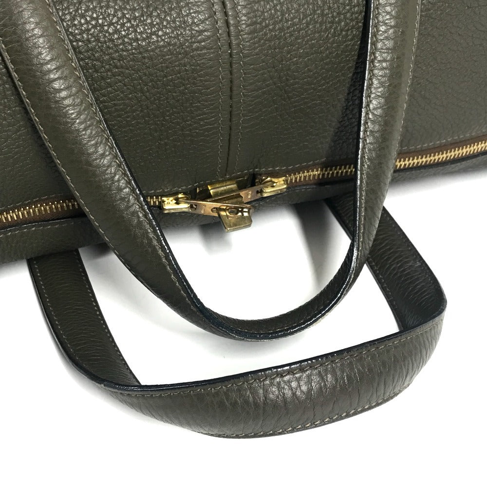 HERMES Victoria 50 Victoria 50 Bag Handbag Tote Bag Travel Bag Boston Bag Taurillon Clemence Unisex Khaki