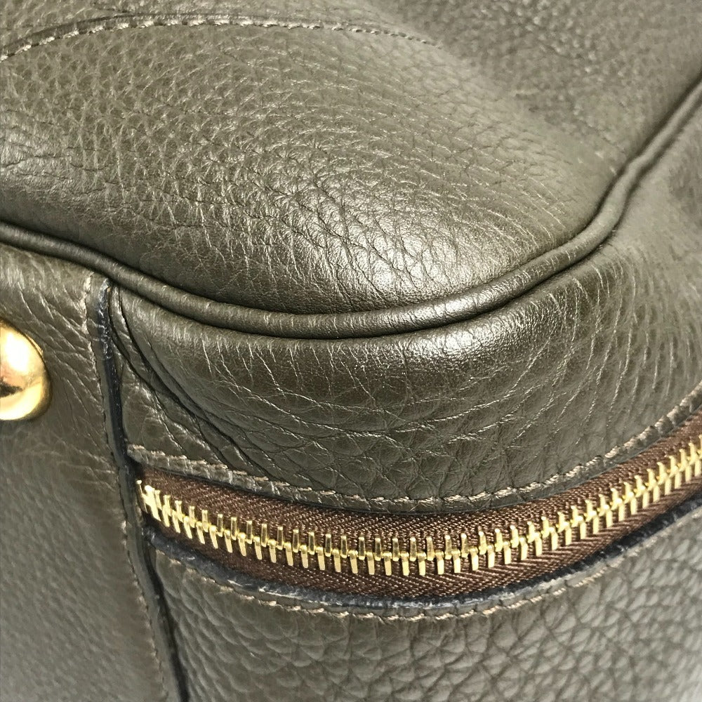 HERMES Victoria 50 Victoria 50 Bag Handbag Tote Bag Travel Bag Boston Bag Taurillon Clemence Unisex Khaki