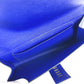 HERMES Pochette Medor Logo Pouch Second Bag Clutch Bag Leather Unisex Blue