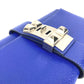 HERMES Pochette Medor Logo Pouch Second Bag Clutch Bag Leather Unisex Blue
