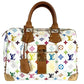 LOUIS VUITTON M92643 Monogram Multicolore Speedy 30 Mini Boston Bag/Handbag in Monogram Multicolore Canvas, Women's, Brown/White