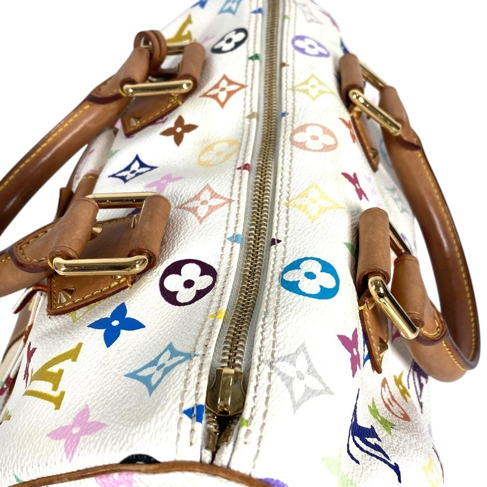 LOUIS VUITTON M92643 Monogram Multicolore Speedy 30 Mini Boston Bag/Handbag in Monogram Multicolore Canvas, Women's, Brown/White
