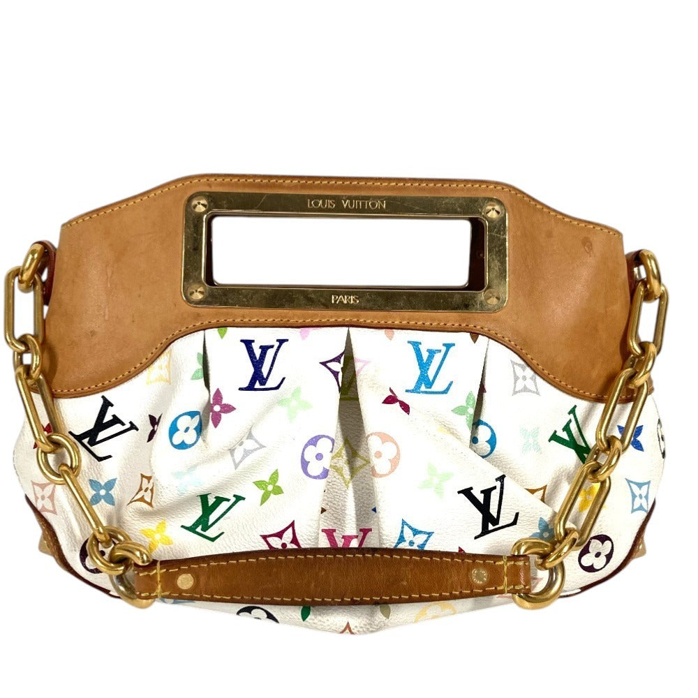 LOUIS VUITTON M40257 Monogram Multicolore Judy PM Judy PM Bag 2WAY Bag Shoulder Bag Chain Bag Handbag Monogram Multicolore Canvas Ladies Blanc White