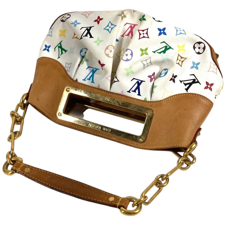 LOUIS VUITTON M40257 Monogram Multicolore Judy PM Judy PM Bag 2WAY Bag Shoulder Bag Chain Bag Handbag Monogram Multicolore Canvas Ladies Blanc White