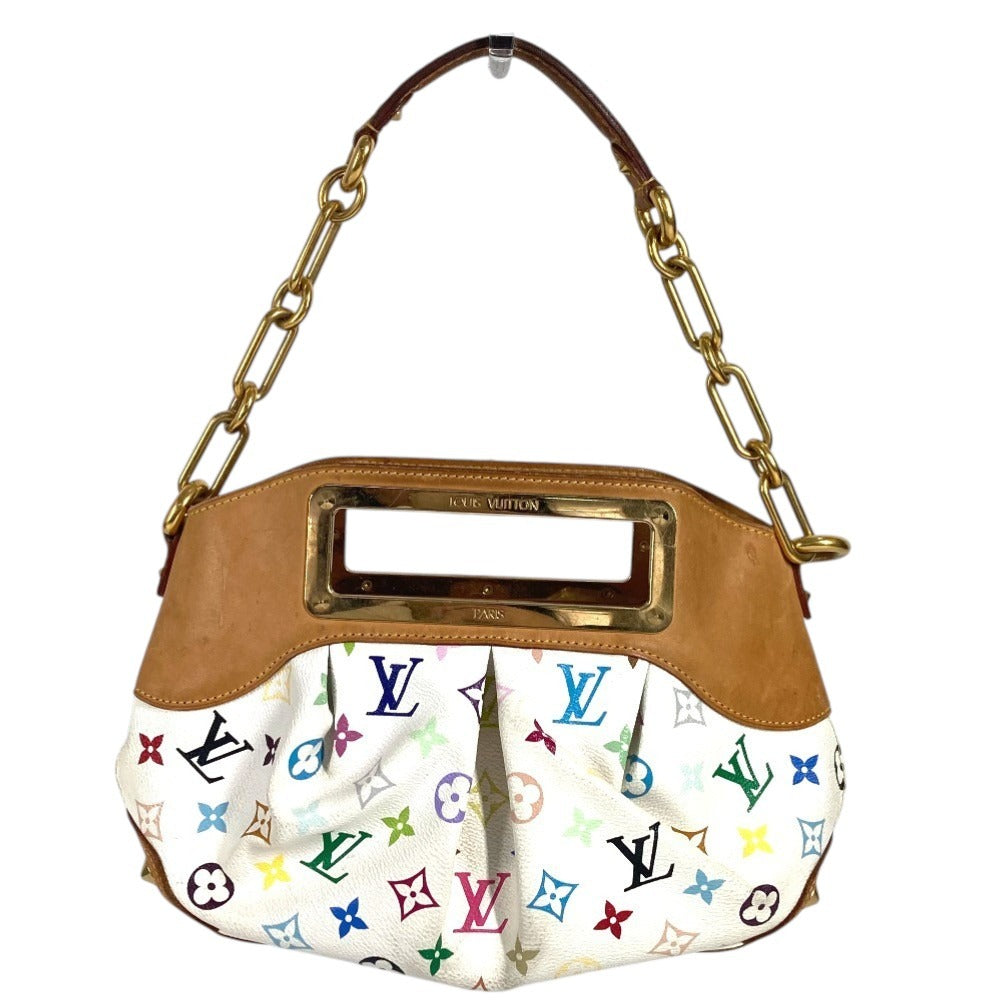 LOUIS VUITTON M40257 Monogram Multicolore Judy PM Judy PM Bag 2WAY Bag Shoulder Bag Chain Bag Handbag Monogram Multicolore Canvas Ladies Blanc White