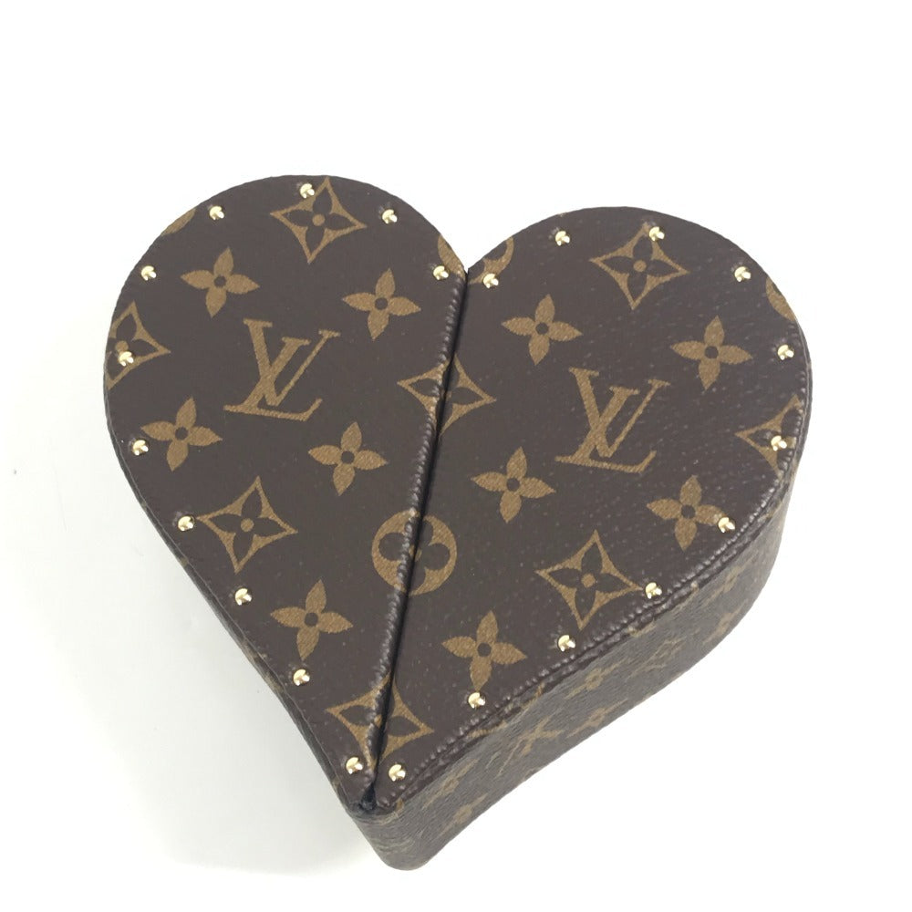 LOUIS VUITTON M27835 Monogram Ecrin Coeur Tray Interior Heart Trinket Box Monogram Canvas Unisex Brown