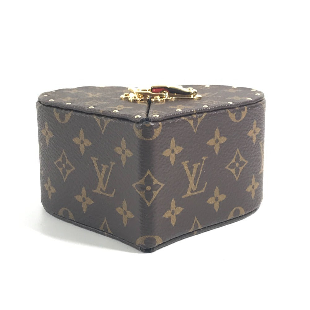 LOUIS VUITTON M27835 Monogram Ecrin Coeur Tray Interior Heart Trinket Box Monogram Canvas Unisex Brown