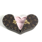 LOUIS VUITTON M27835 Monogram Ecrin Coeur Tray Interior Heart Trinket Box Monogram Canvas Unisex Brown