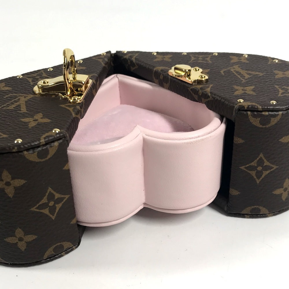 LOUIS VUITTON M27835 Monogram Ecrin Coeur Tray Interior Heart Trinket Box Monogram Canvas Unisex Brown