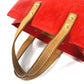 LOUIS VUITTON M91088 Monogram Vernis Reed PM Tote Bag/Handbag in Monogram Vernis Canvas, Unisex, Rouge Red