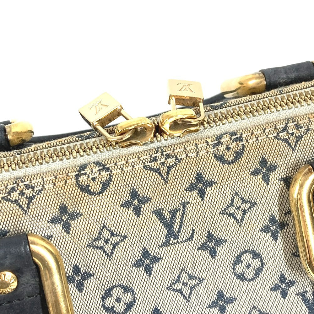 LOUIS VUITTON M92205 Monogram Mini Alma Long Bag Mini Boston Bag Handbag Monogram Mini Canvas Ladies Navy