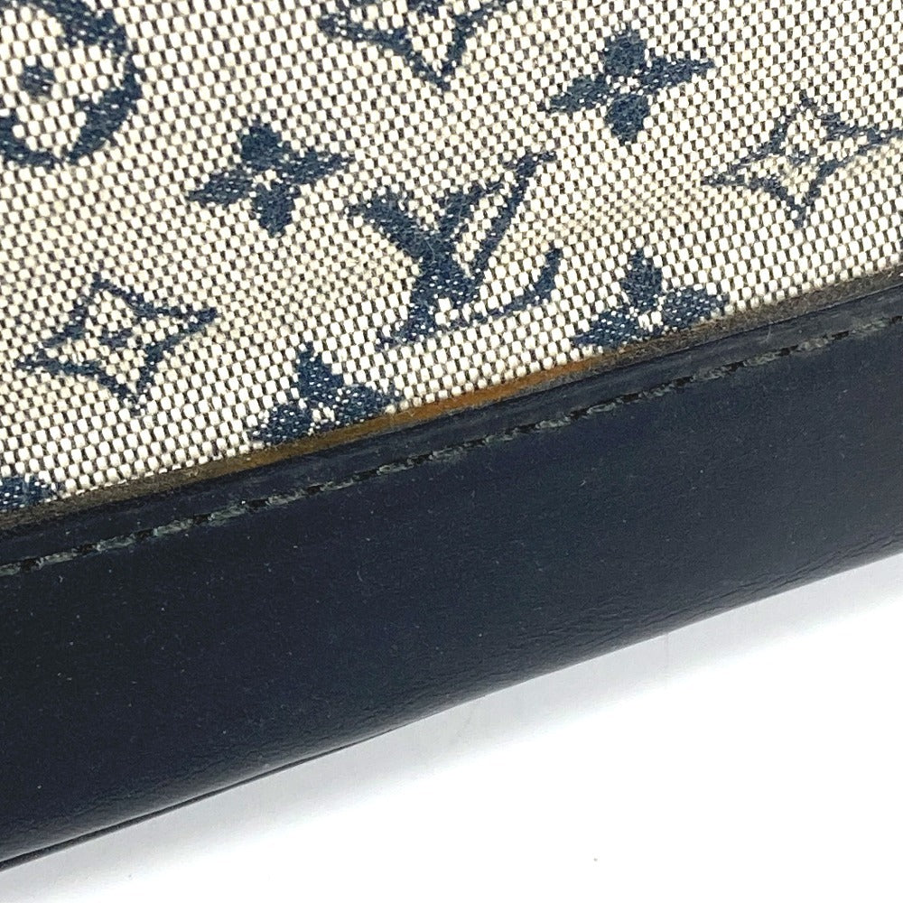 LOUIS VUITTON M92205 Monogram Mini Alma Long Bag Mini Boston Bag Handbag Monogram Mini Canvas Ladies Navy