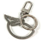 LOUIS VUITTON M61936 America's Cup Portecle Baleine Bag Charm Whale Key Holder Metal Unisex Silver