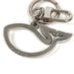 LOUIS VUITTON M61936 America's Cup Portecle Baleine Bag Charm Whale Key Holder Metal Unisex Silver