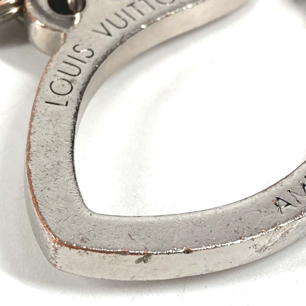 LOUIS VUITTON M61936 America's Cup Portecle Baleine Bag Charm Whale Key Holder Metal Unisex Silver