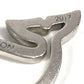 LOUIS VUITTON M61936 America's Cup Portecle Baleine Bag Charm Whale Key Holder Metal Unisex Silver