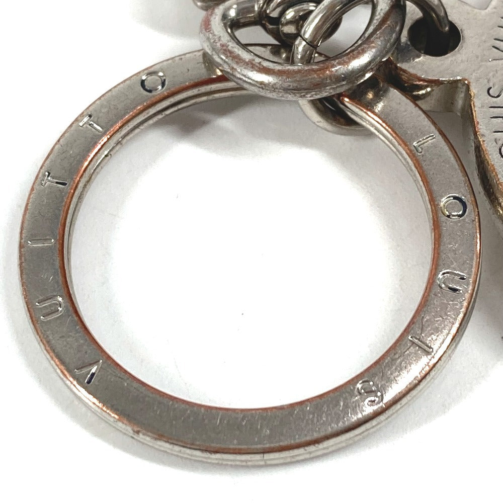 LOUIS VUITTON M61936 America's Cup Portecle Baleine Bag Charm Whale Key Holder Metal Unisex Silver