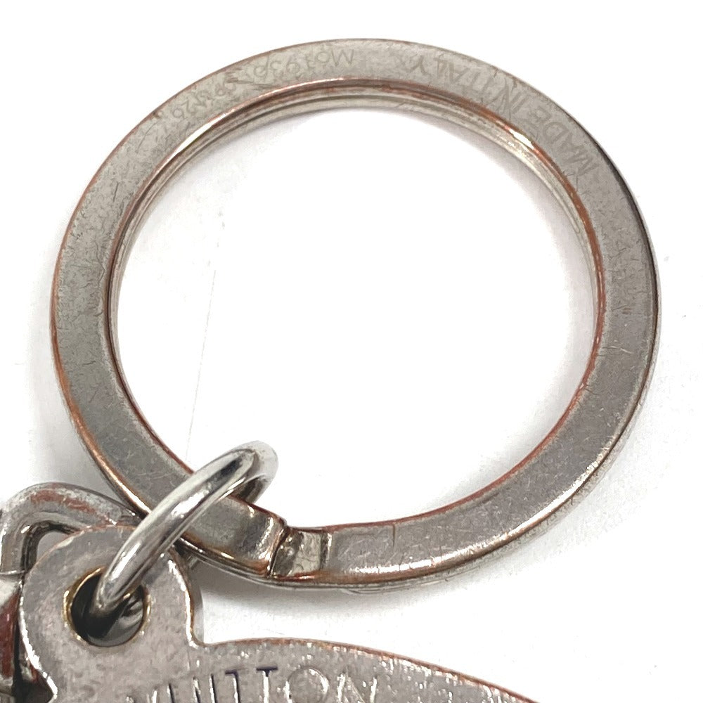 LOUIS VUITTON M61936 America's Cup Portecle Baleine Bag Charm Whale Key Holder Metal Unisex Silver