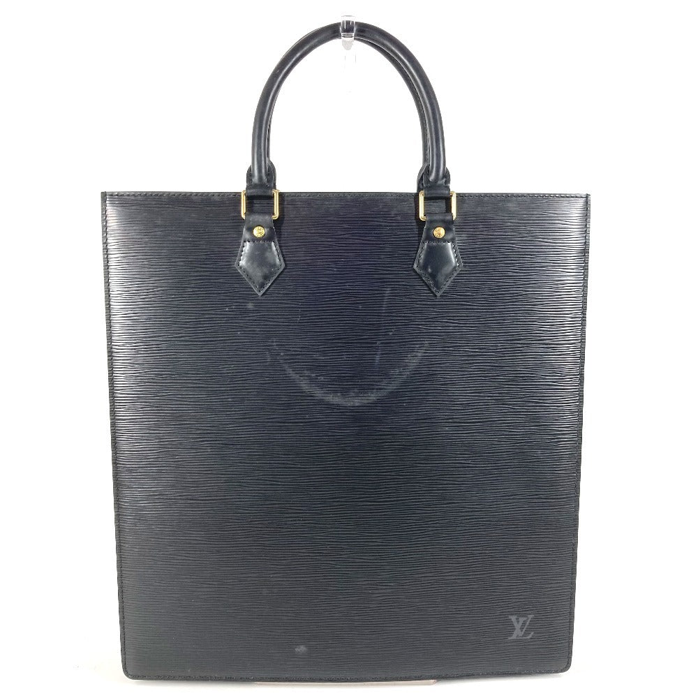 LOUIS VUITTON M59082 Epi Sac Plat Bag Tote Bag Vertical Tote Handbag Epi Leather Unisex Criel Black Black