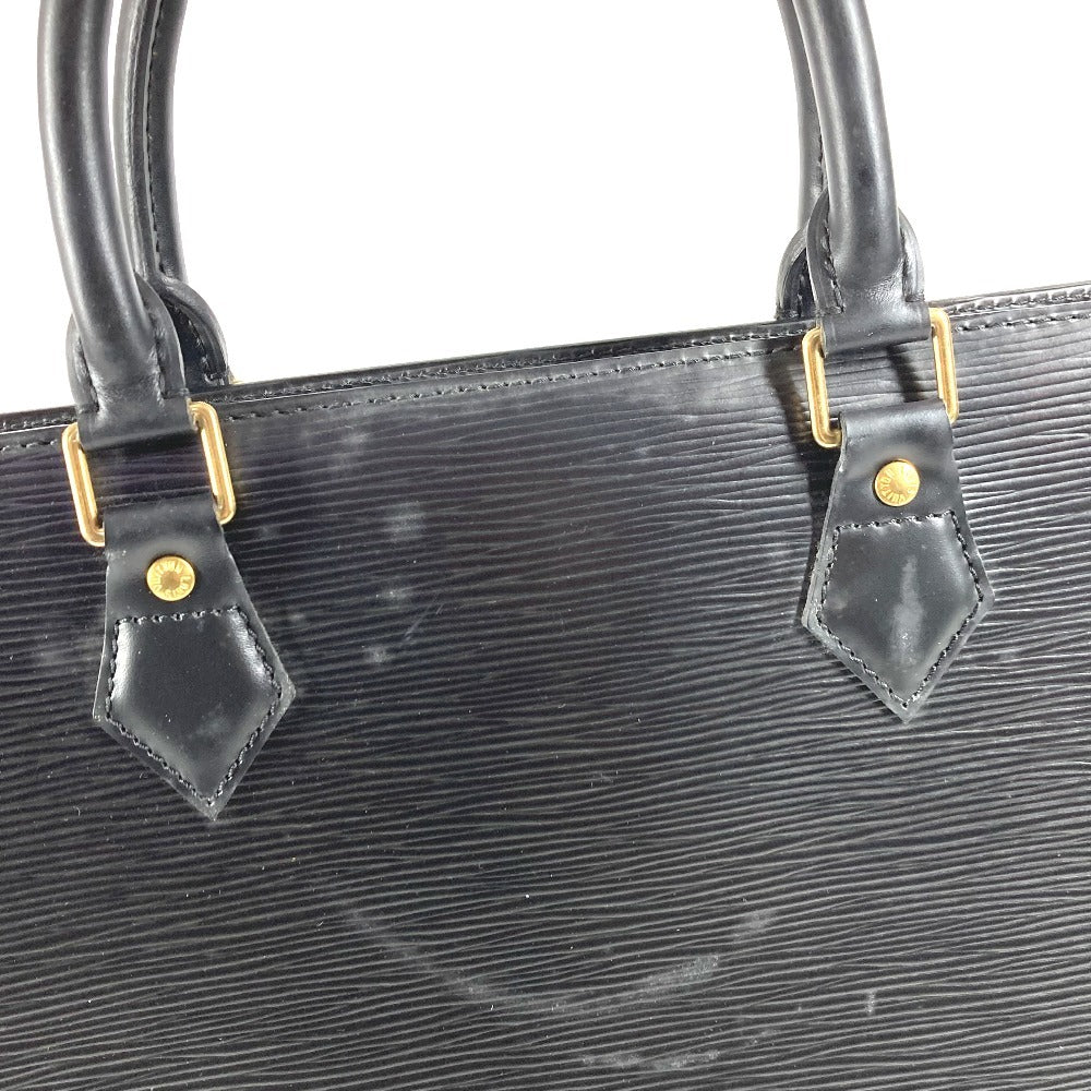 LOUIS VUITTON M59082 Epi Sac Plat Bag Tote Bag Vertical Tote Handbag Epi Leather Unisex Criel Black Black