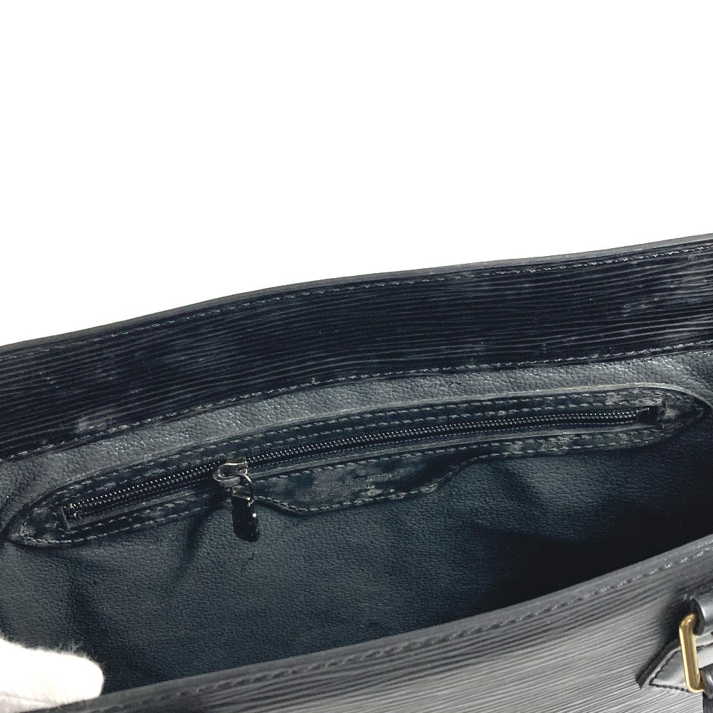 LOUIS VUITTON M59082 Epi Sac Plat Bag Tote Bag Vertical Tote Handbag Epi Leather Unisex Criel Black Black