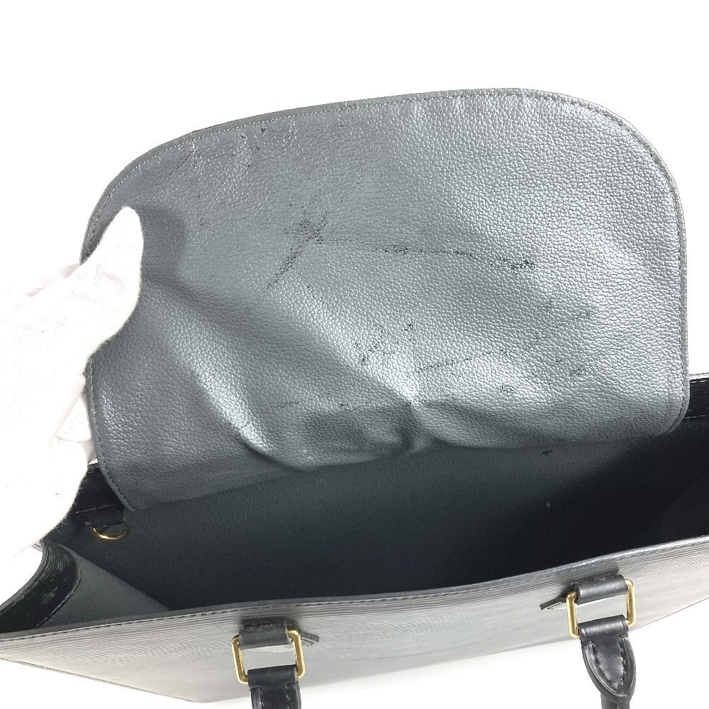 LOUIS VUITTON M59082 Epi Sac Plat Bag Tote Bag Vertical Tote Handbag Epi Leather Unisex Criel Black Black