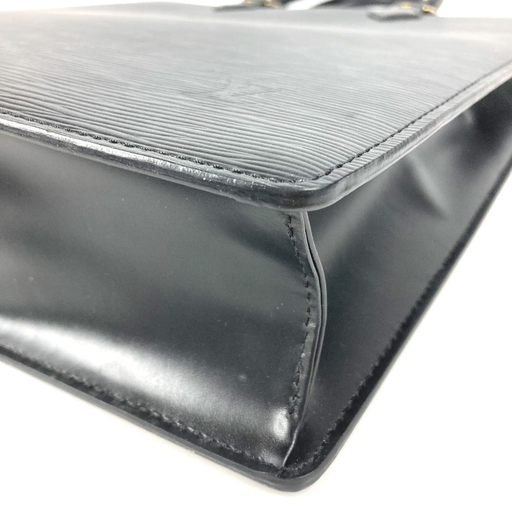 LOUIS VUITTON M59082 Epi Sac Plat Bag Tote Bag Vertical Tote Handbag Epi Leather Unisex Criel Black Black
