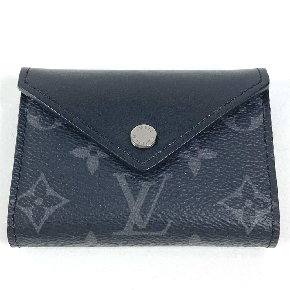 LOUIS VUITTON GI0198 Monogram Eclipse Etui Carte Arsène Playing Cards & Pouch 54 Cards Card Case Business Card Holder Card Case Monogram Eclipse Canvas Unisex Black