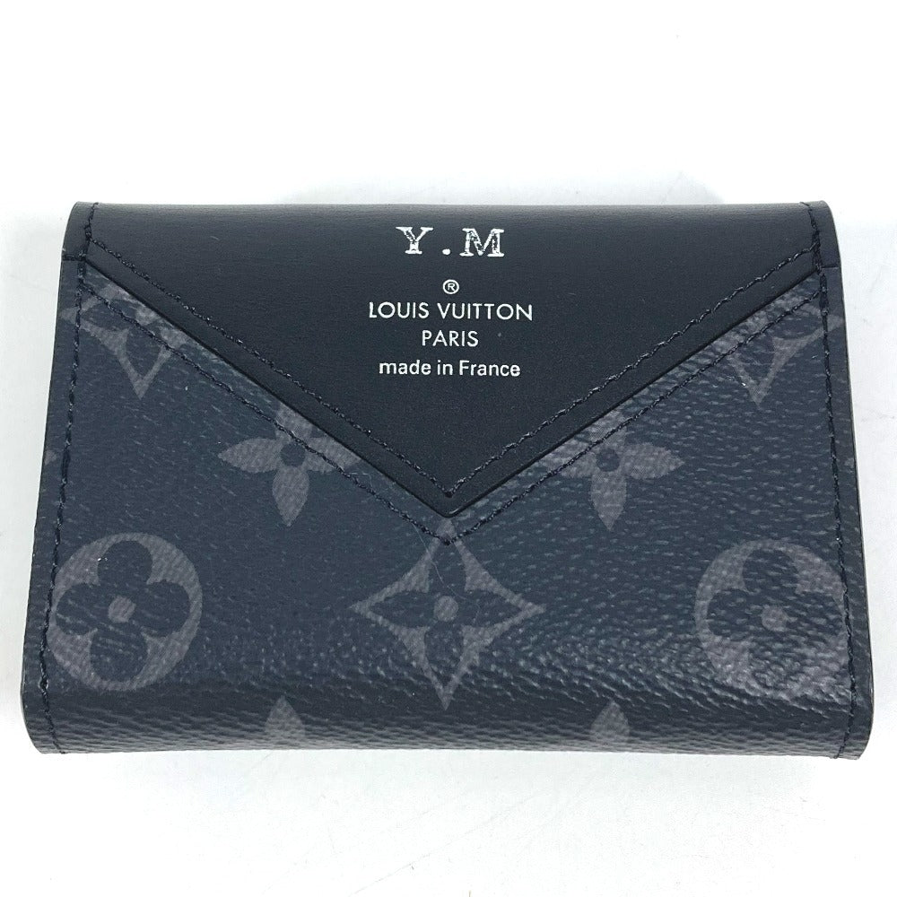 LOUIS VUITTON GI0198 Monogram Eclipse Etui Carte Arsène Playing Cards & Pouch 54 Cards Card Case Business Card Holder Card Case Monogram Eclipse Canvas Unisex Black