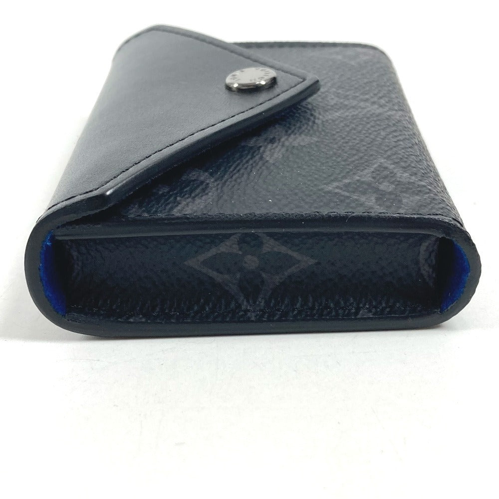 LOUIS VUITTON GI0198 Monogram Eclipse Etui Carte Arsène Playing Cards & Pouch 54 Cards Card Case Business Card Holder Card Case Monogram Eclipse Canvas Unisex Black