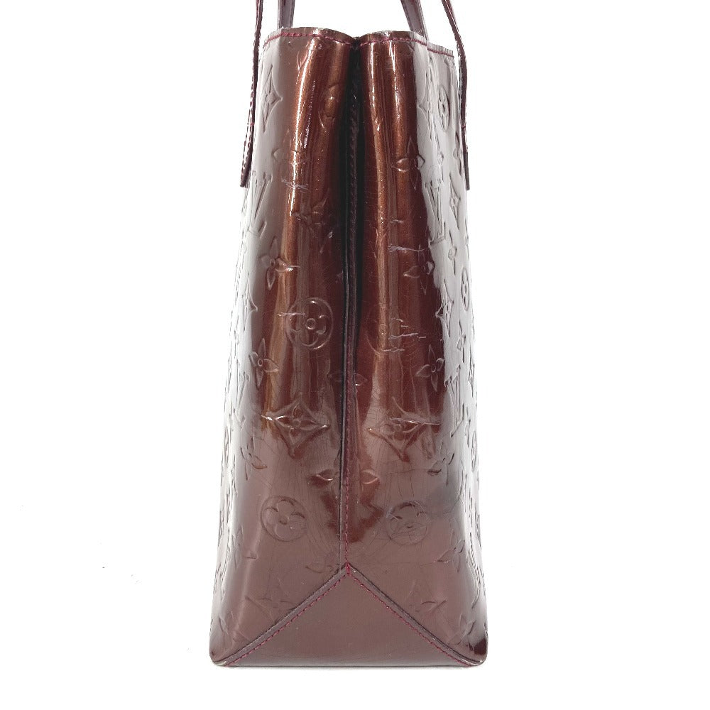 LOUIS VUITTON M91646 Monogram Vernis Wilshire MM Wilshire MM Bag Shoulder Bag Tote Bag Handbag Monogram Vernis Canvas Women's Rouge Fauviste Purple