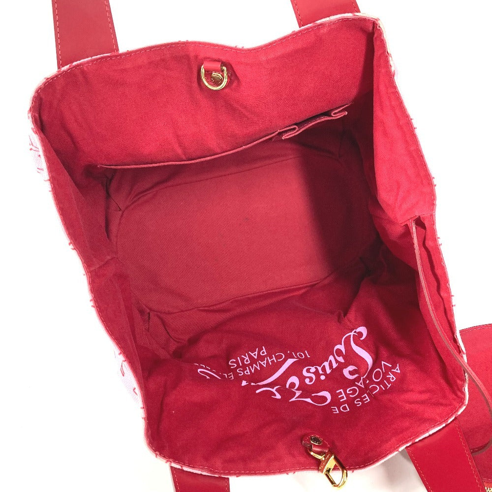 LOUIS VUITTON M95988 ビーチライン カバイパネマGM カバイパネマ GM ショルダーバッグ 肩掛け ポーチ付き トートバッグ レザー/キャンバス レディース ピンク