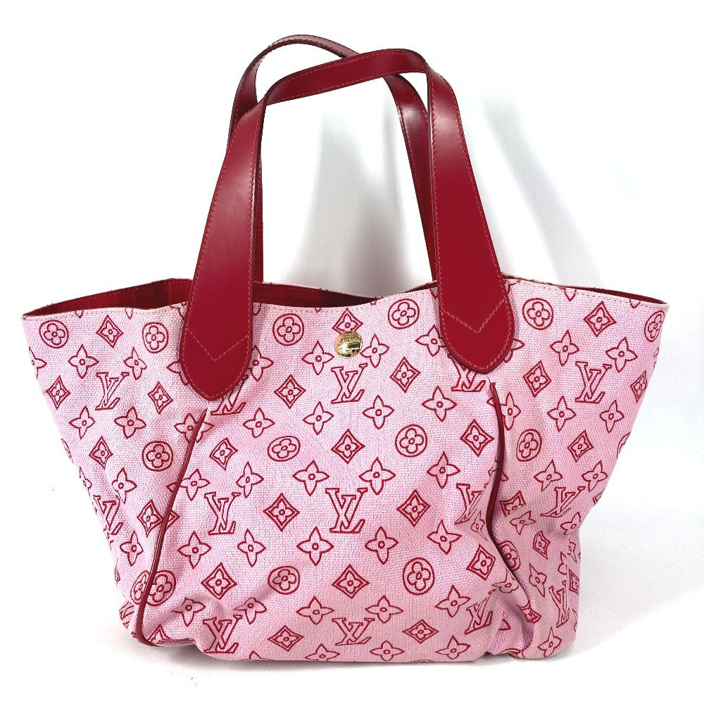LOUIS VUITTON M95988 ビーチライン カバイパネマGM カバイパネマ GM ショルダーバッグ 肩掛け ポーチ付き トートバッグ レザー/キャンバス レディース ピンク