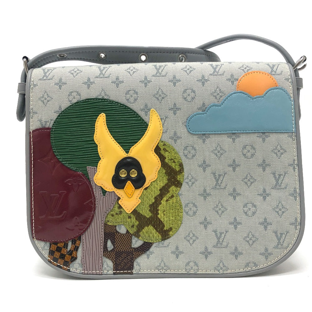 LOUIS VUITTON M92279 Monogram Mini Musette Contes de Fees Crossbody Flap Pochette Bag Shoulder Bag Monogram Mini Canvas Women's Blue