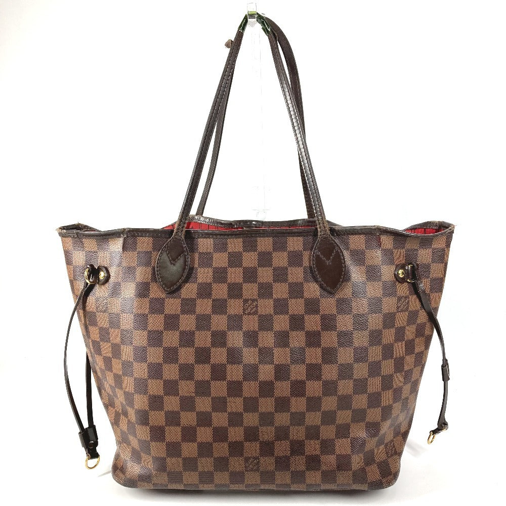 LOUIS VUITTON N41358 Damier Neverfull MM Neverfull MM Bag Shoulder Bag Handbag Tote Bag Damier Canvas Unisex Ebene Brown