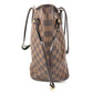 LOUIS VUITTON N41358 Damier Neverfull MM Neverfull MM Bag Shoulder Bag Handbag Tote Bag Damier Canvas Unisex Ebene Brown