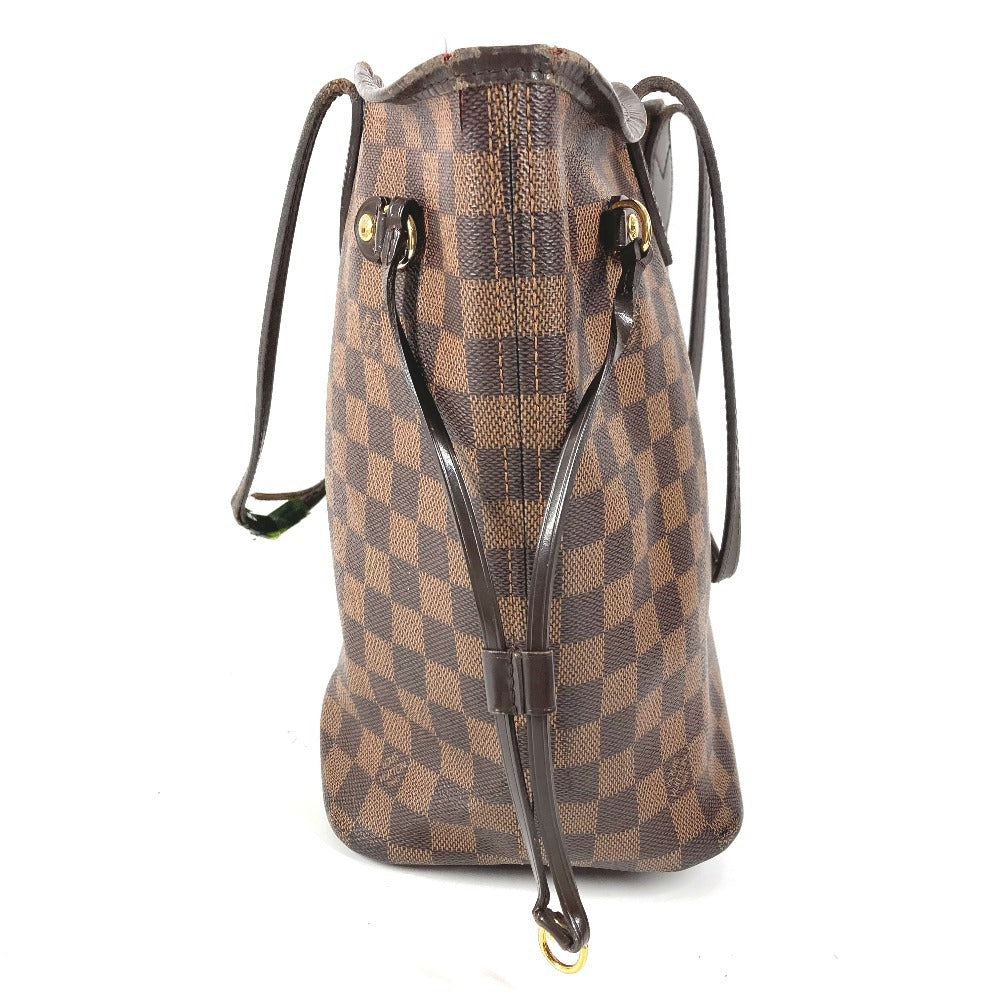 LOUIS VUITTON N41358 Damier Neverfull MM Neverfull MM Bag Shoulder Bag Handbag Tote Bag Damier Canvas Unisex Ebene Brown