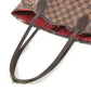 LOUIS VUITTON N41358 Damier Neverfull MM Neverfull MM Bag Shoulder Bag Handbag Tote Bag Damier Canvas Unisex Ebene Brown