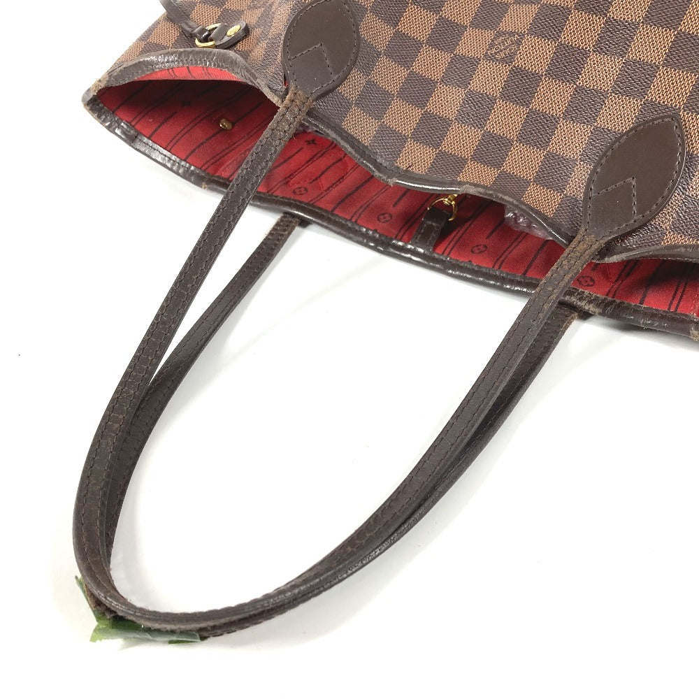 LOUIS VUITTON N41358 Damier Neverfull MM Neverfull MM Bag Shoulder Bag Handbag Tote Bag Damier Canvas Unisex Ebene Brown