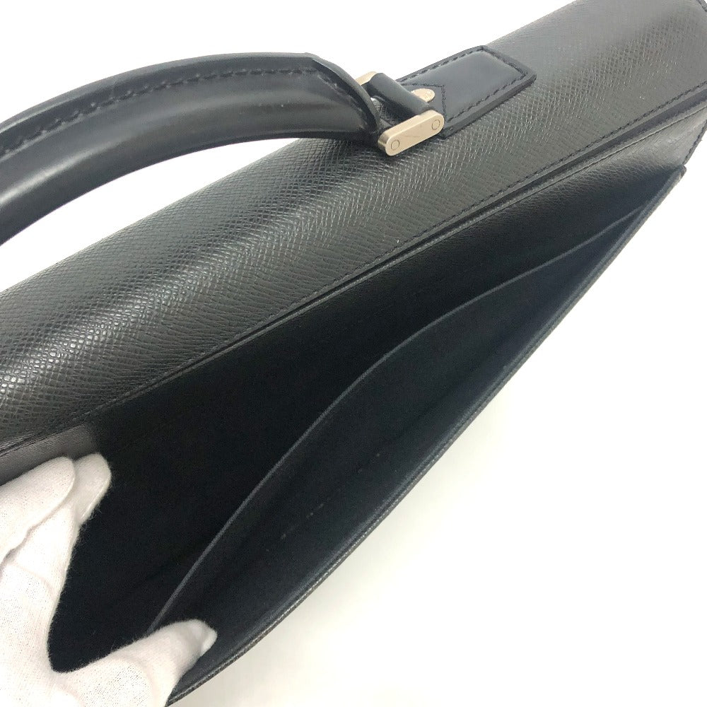 LOUIS VUITTON M32752 Taiga Neo Robust 2 Document Case Briefcase Bag Business Bag Taiga Leather Men's Ardoise Black