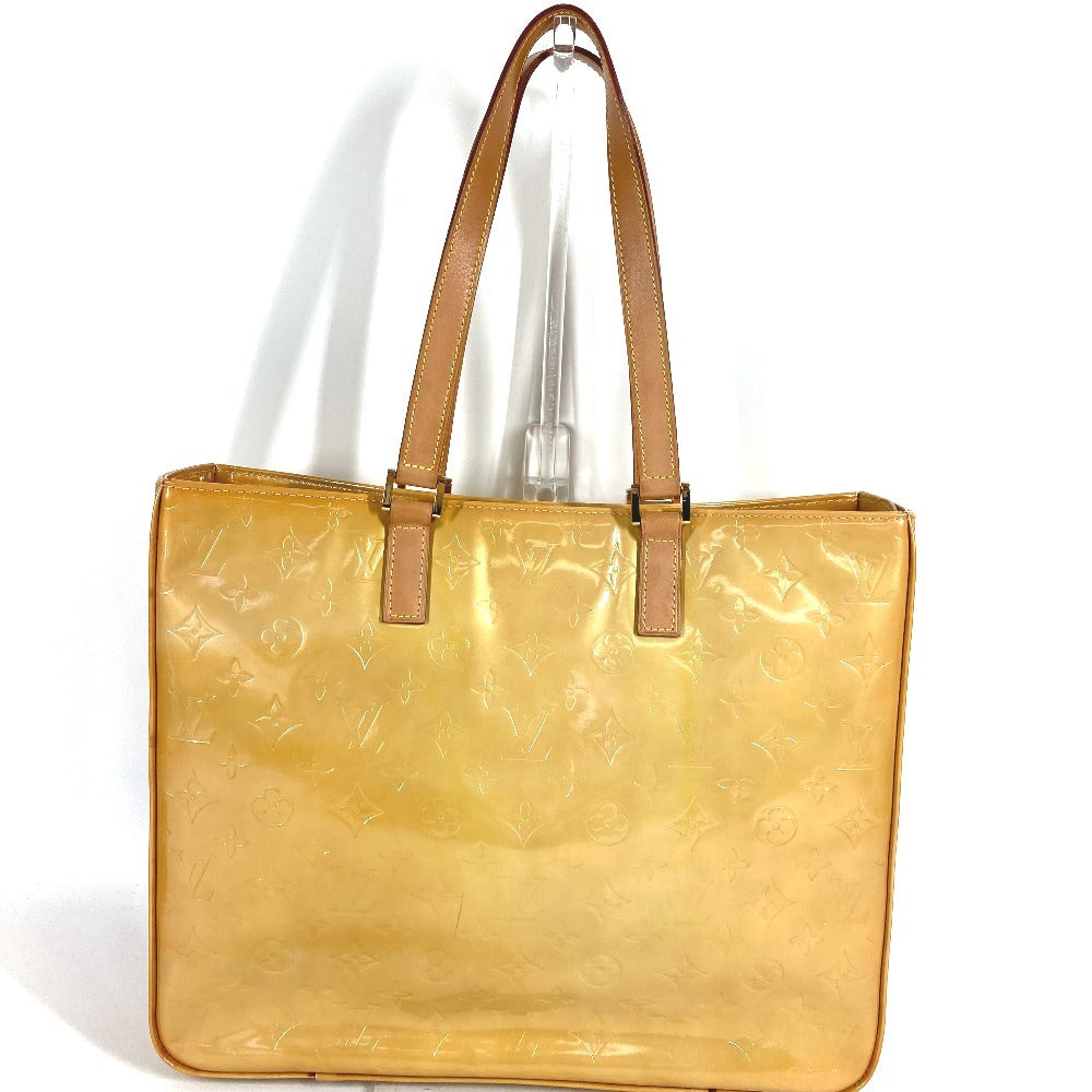 LOUIS VUITTON M91023 Monogram Vernis Columbus Tote Bag Shoulder Bag Monogram Vernis Canvas Unisex Beige