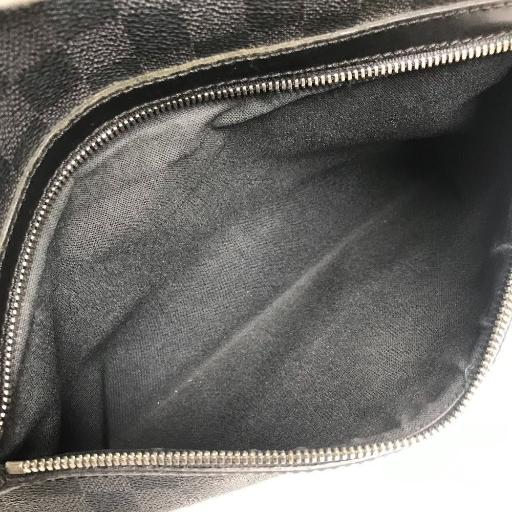LOUIS VUITTON N41106 Damier Graphite Mick MM Mick MM Bag Sling Bag Shoulder Bag Damier Graphite Canvas Unisex Black