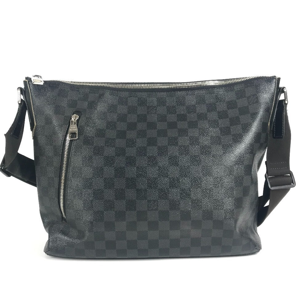 LOUIS VUITTON N41106 Damier Graphite Mick MM Mick MM Bag Sling Bag Shoulder Bag Damier Graphite Canvas Unisex Black