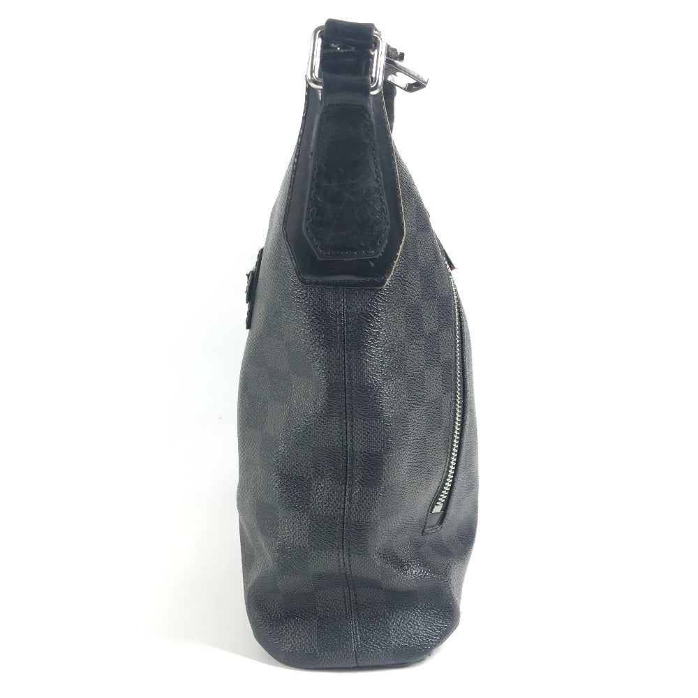 LOUIS VUITTON N41106 Damier Graphite Mick MM Mick MM Bag Sling Bag Shoulder Bag Damier Graphite Canvas Unisex Black