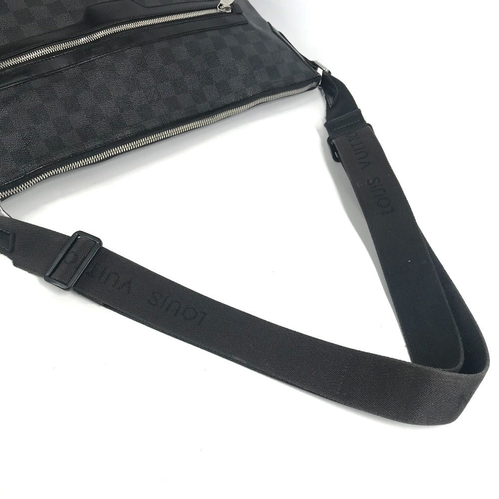 LOUIS VUITTON N41106 Damier Graphite Mick MM Mick MM Bag Sling Bag Shoulder Bag Damier Graphite Canvas Unisex Black