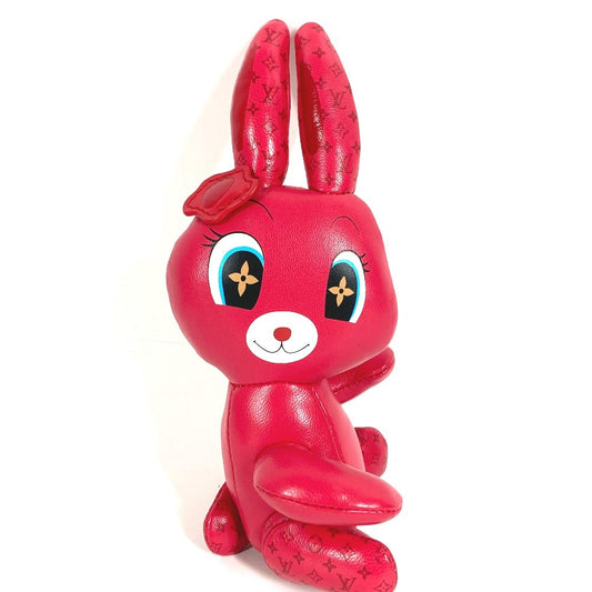 LOUIS VUITTON M01979 モノグラム アニモグラム ラビット うさぎ バッグチャーム キーホルダー レザー レディース ピンク