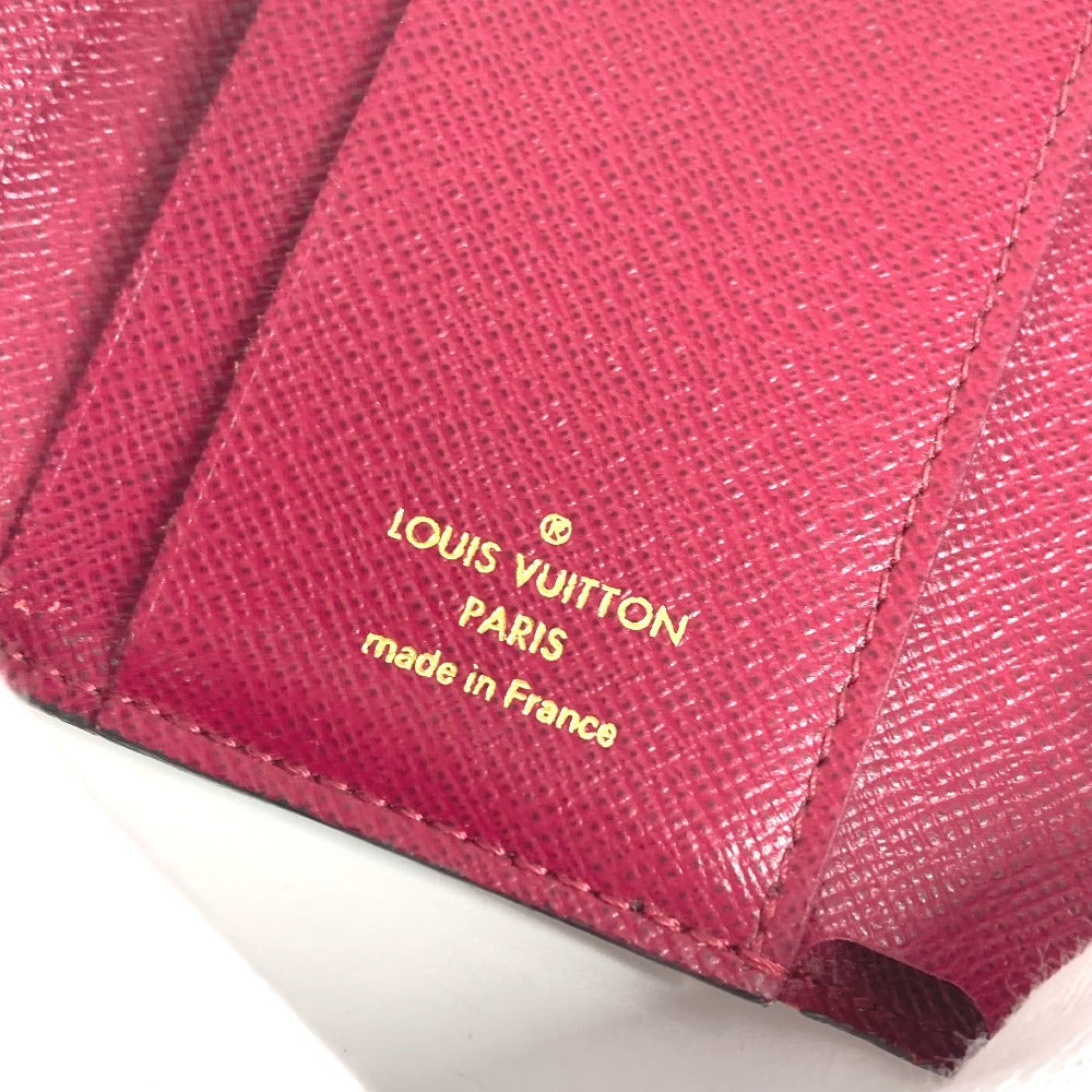 LOUIS VUITTON M62932 モノグラム ポルトフォイユ ゾエ コンパクトウォレット 財布 3つ折り財布 モノグラムキャンバス レディース フューシャ ブラウン